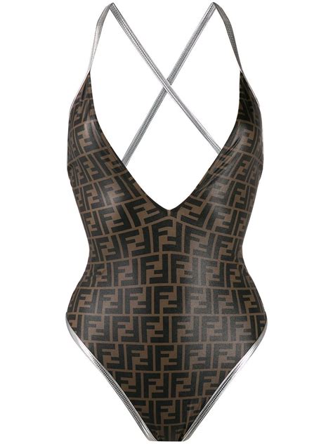 fendi monogram print|fendi monogram swimwear.